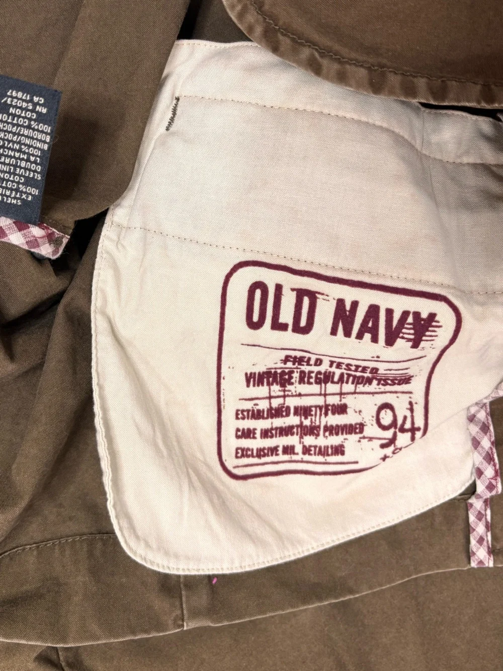 Old Navy two button